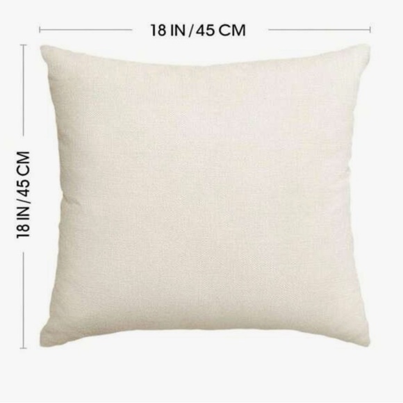 This is Us Screen print Faux Linen Toss Pillow Cover - Picture 4 of 5